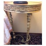 R - LOUIS XVI-STYLE GILT TABLE (B10)