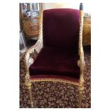 R - EMPIRE STYLE THRONE CHAIR (A23)