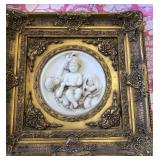 R - ANTIQUE-STYLE BAS-RELIEF WALL DECOR (B16)