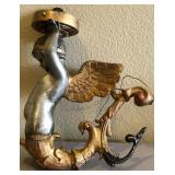 R - MERMAID DESIGN FIGURAL WALL SCONCE (P71)