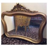 R - WALL MIRROR WITH GILDED FFRAME (M15)