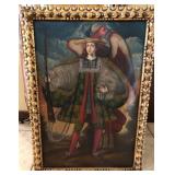 R - OIL ON CANVAS/GILT FRAME 23X33' WITH APPRAISAL