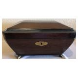 R - WOODEN KEEPSAKE BOX 7X13' (P53)