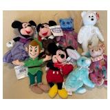 W - DISNEY & TY PLUSH TOYS (L36)