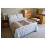 W - BED, MATTRESS, NIGHTSTAND, DRESSER, VANITY