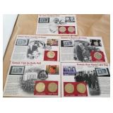 W - FIVE KENNEDY COIN SETS (C5)