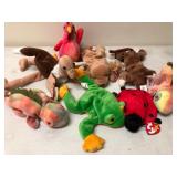 W - LOT OF TY COLLECTIBLE ANIMALS (B36)