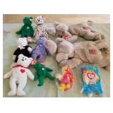 W - LOT OF TY COLLECTIBLE ANIMALS (L67)
