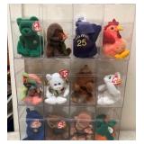 W - LOT OF COLLECTIBLE TY ANIMALS (B115)