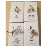 W - FOUR SWAROVSKI CRYSTAL CLASSICS MINI FIGURINES