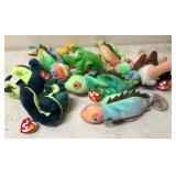 W - LOT OF TY COLLECTIBLE ANIMALS (B37)