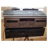 W - JVC CASETTE PLAYER, SONY CD PLAYER, KEYBOARD