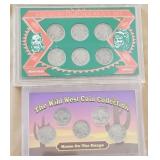 W - LOT OF TWO COIN COLLECTION SETS (C77)