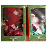 W - SANTA'S WORKBENCH ELF & SANTA (B13)