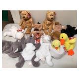 W - MIXED LOT OF TY PLUSH ANIMALS (B60)