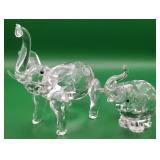 W - SHANNON & SWAROVSKI CRYSTAL ELEPHANTS (L49)