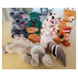 W - LOT OF TY COLLECTIBLE ANIMALS (L40)