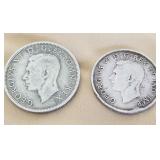 W - LOT OF TWO COLLECTIBLE COINS (C11)