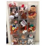W - LOT OF DISNEY TY COLLECTIBLES (B117)