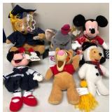 W - LOT OF DISNEY PLUSH TOYS (B125)