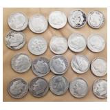 W - LOT OF COLLECTIBLE DIMES (C44)