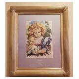 W - GREAT AMERICAN DOLL CO PRINT FRAMED (E49)