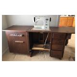 W - BERNINA CABINET SEWING MACHINE (M19)