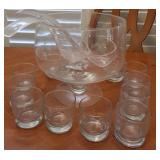 W - PUNCH BOWL & GLASSES (K60)