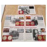 W - FIVE KENNEDY COIN SETS (C4)