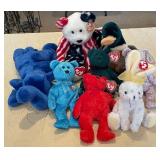 W - MIXED 9' & 14' TY PLUSH ANIMALS (L34)