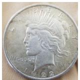 W - 1922 PEACE SILVER DOLLAR (C47)