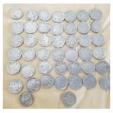 W - LOT OF INDIAN HEAD/ BUFFALO NICKELS (C15)