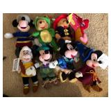 W - LOT OF DISNEY TY PLUSH TOYS (B22)