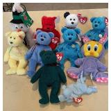 W - LOT OF TY PLUSH ANIMALS (L35)