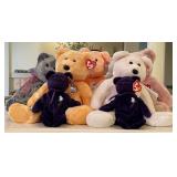 W - LOT OF TY COLLECTIBLE BEARS (L17)