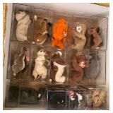 W - LOT OF COLLECTIBLE TY BEARS & MORE (G101)