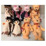 W - LOT OF TY COLLECTIBLE ANIMALS (B41)