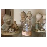 W - LOT OF FOUR PRECIOUS MOMENTS FIGURINES (B4)