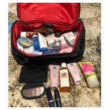 W - COSMETICS, LOTIONS, ZIP BAG (K36)