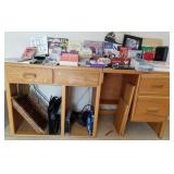 W - HOME OFFICE DESK WITH CONTENTS (E30)