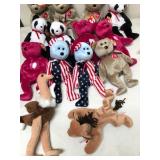 W - LOT OF TY COLLECTIBLE ANIMALS (B80)