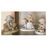 W - THREE PRECIOUS MOMENTS FIGURINES (B2)
