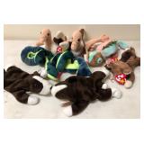 W - LOT OF COLLECTIBLE TY ANIMALS (B35)