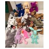 W - LOT OF TY COLLECTIBLE ANIMALS (B75)
