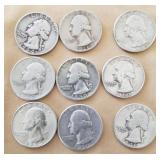 W - LOT OF COLLECTIBLE QUARTERS (C56)