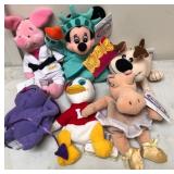 W - LOT OF COLLECTIBLE TY ANIMALS (B132)