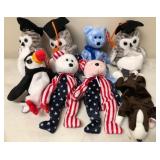 W - MIXED LOT COLLECTIBLE TY ANIMALS (G45)