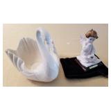 W - LENOX SWAN, G. ARMANI FIGURINE (L41)