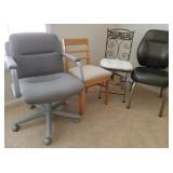 W - MIXED LOT OF FOUR CHAIRS (E10)