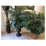W - FAUX HOUSE PLANTS & DECORATIVE VASES (K43)